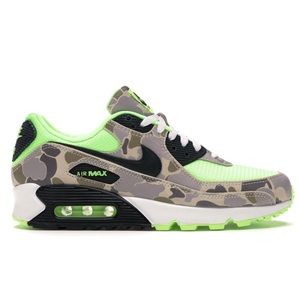 Nike Air Max 90 Green Duck Camo Volt